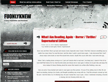 Tablet Screenshot of fuonlyknew.com